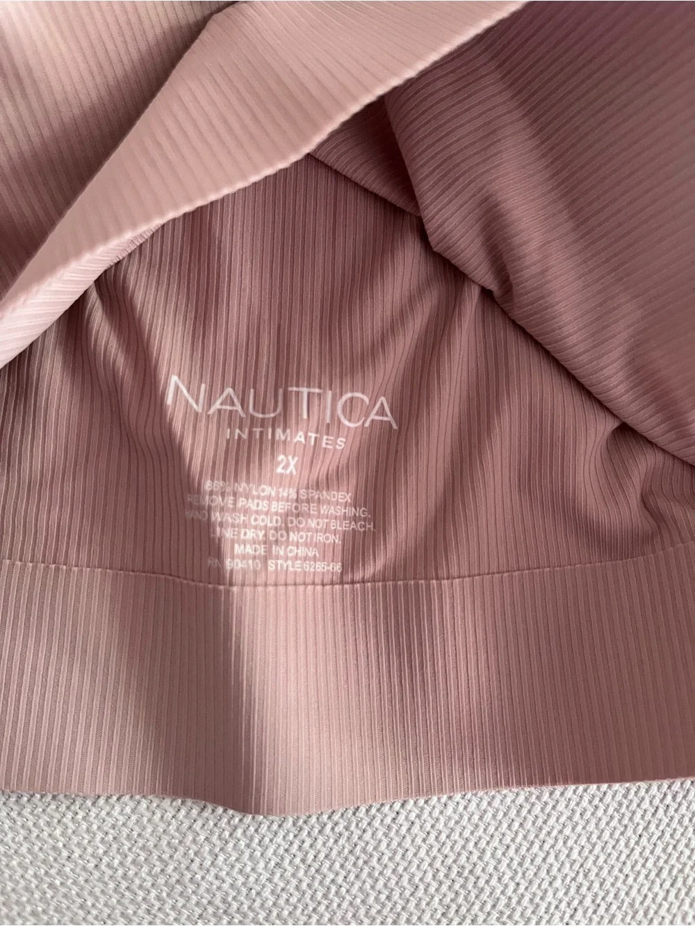 Nautica Ribbed Seamless Sports Bras Set of 2. Size 2X - Picture 3 of 6